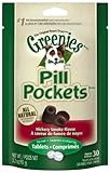Greenies Canine Pill Pockets Hickory Smoke Tablet 30/pk - 6 Pack