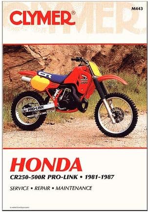 Clymer Service Manual For 81-87 HONDA CR250