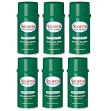 6x Noxzema Shaving foam Cream mydło pianka do golenia biała mentol 300 ml niebieska