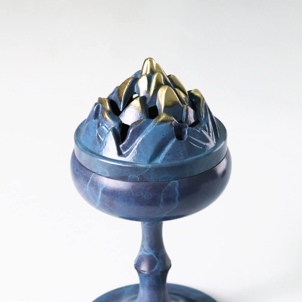 Bruciatore di Incenso Bruciatore di incenso di Rame Creativo Retro Zen casa Soggiorno Soggiorno Ufficio casa incenso bruciatore Ornamenti Incensiere(B)
