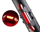 AlexVyan Bicycle 4 Lighting Mode 2 Pcs USB Rechargeable Front Head and Rear Tail Cycle Light gallery image