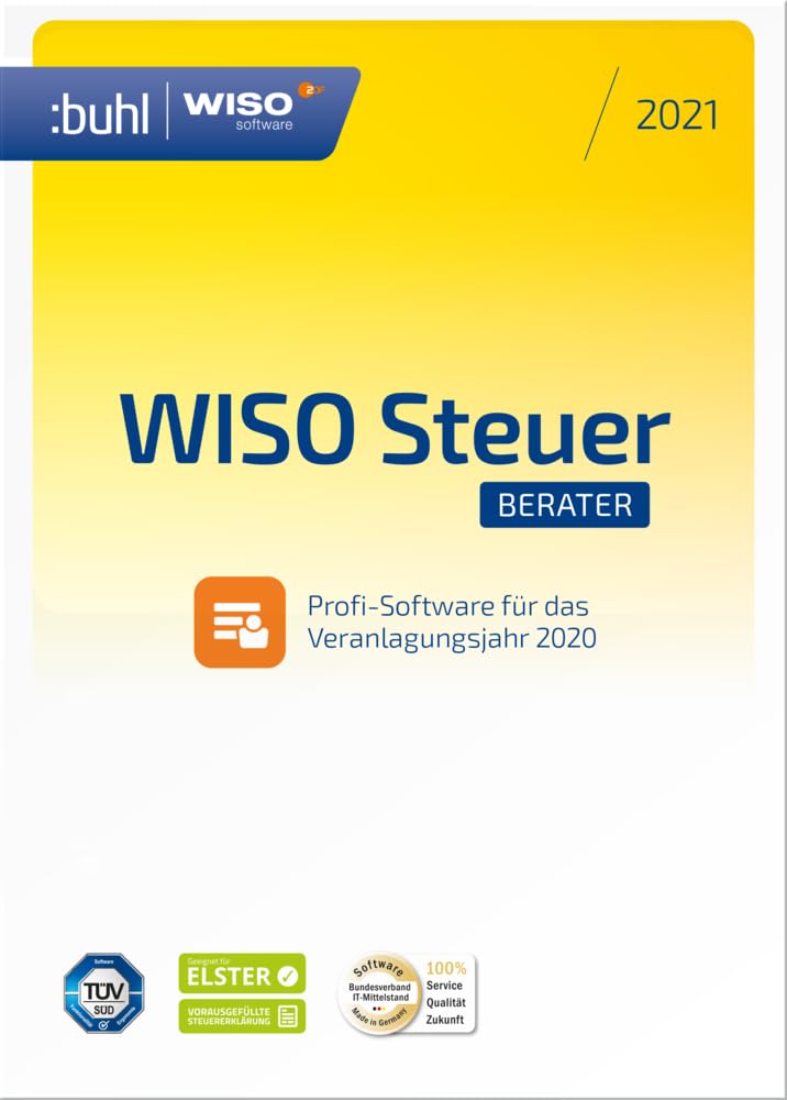 WISO Steuer-Berater 2021 (für Steuerjahr 2020| Standard Verpackung)