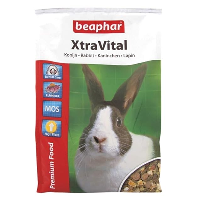 Beaphar Xtravital Conejo 2,5kg, Comida Conejos, Pienso con Vitaminas y Minerales