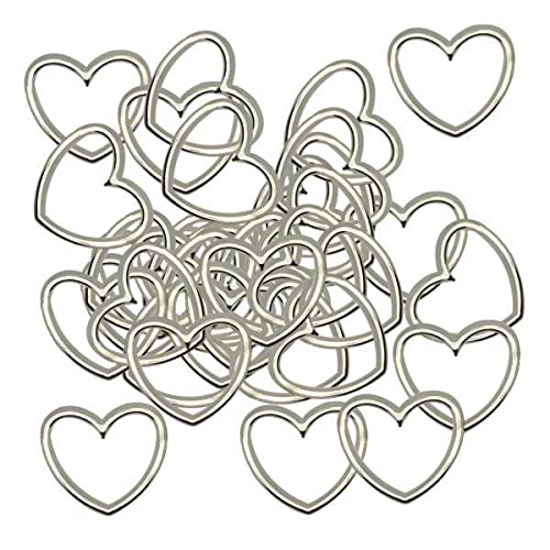 merishopp 3x5 Pieces Punk Gothic Style Alloy Heart Circle Rings DIY Choker Neck Leg Ring| Premium | Elegant | Adjustable-picture-42