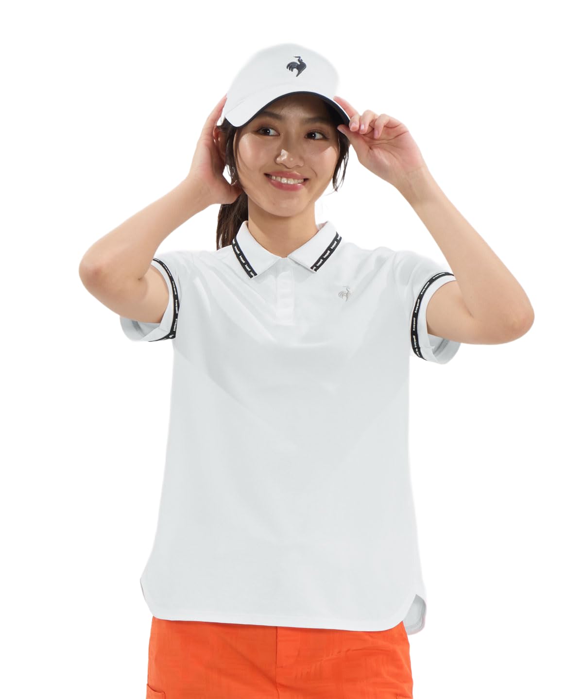 [ルコックスポルティフ] 【Aラインシルエット】半袖シャツ LG6SHS02L_WH00_LL