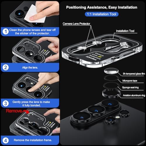 WSKEN for Samsung Galaxy S26 Ultra Camera Lens Protector - Ultra Thin - 5