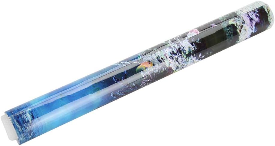 Cocoarm Fish Tank Background 55 Gallon Fish Tank Background Aquarium Background, Fish Background Double Sides Fish for Fish Decorations Multiple Sizes (9)