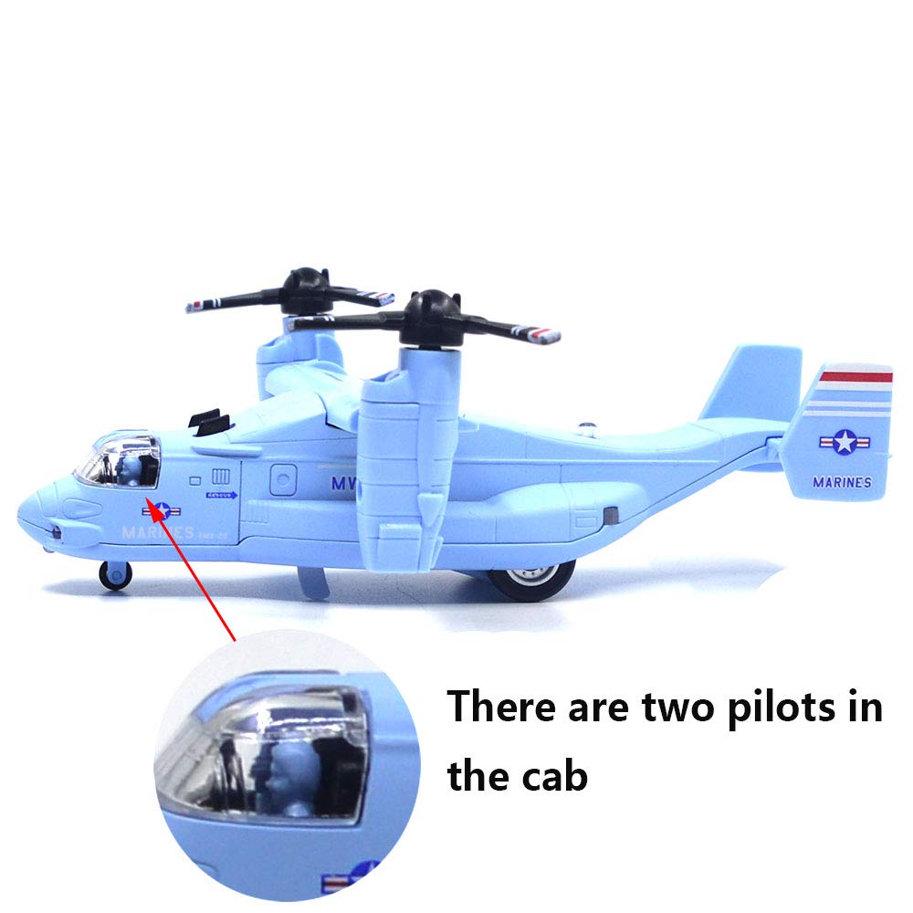 Amazon.co.jp: Ailejia メタル飛行機 MV-22 ミリタリーオスプレイ輸送