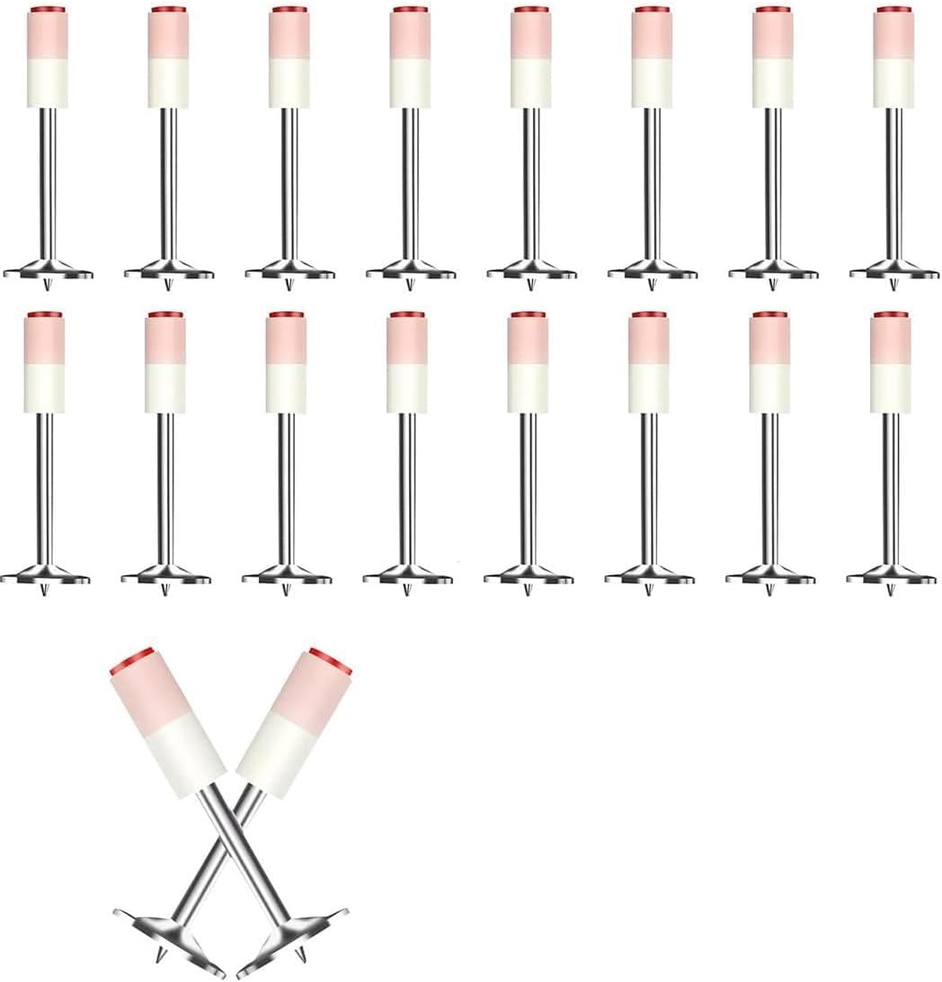 Pack of 200 Nails for Nail Guns Set, Round Nails for Nail Gun, 7.3 mm, Manual Steel Nails, Mini Bolt Shot Device, Nails for Concrete Walls, Roofing Felt Nails and Concrete Ceiling Cable