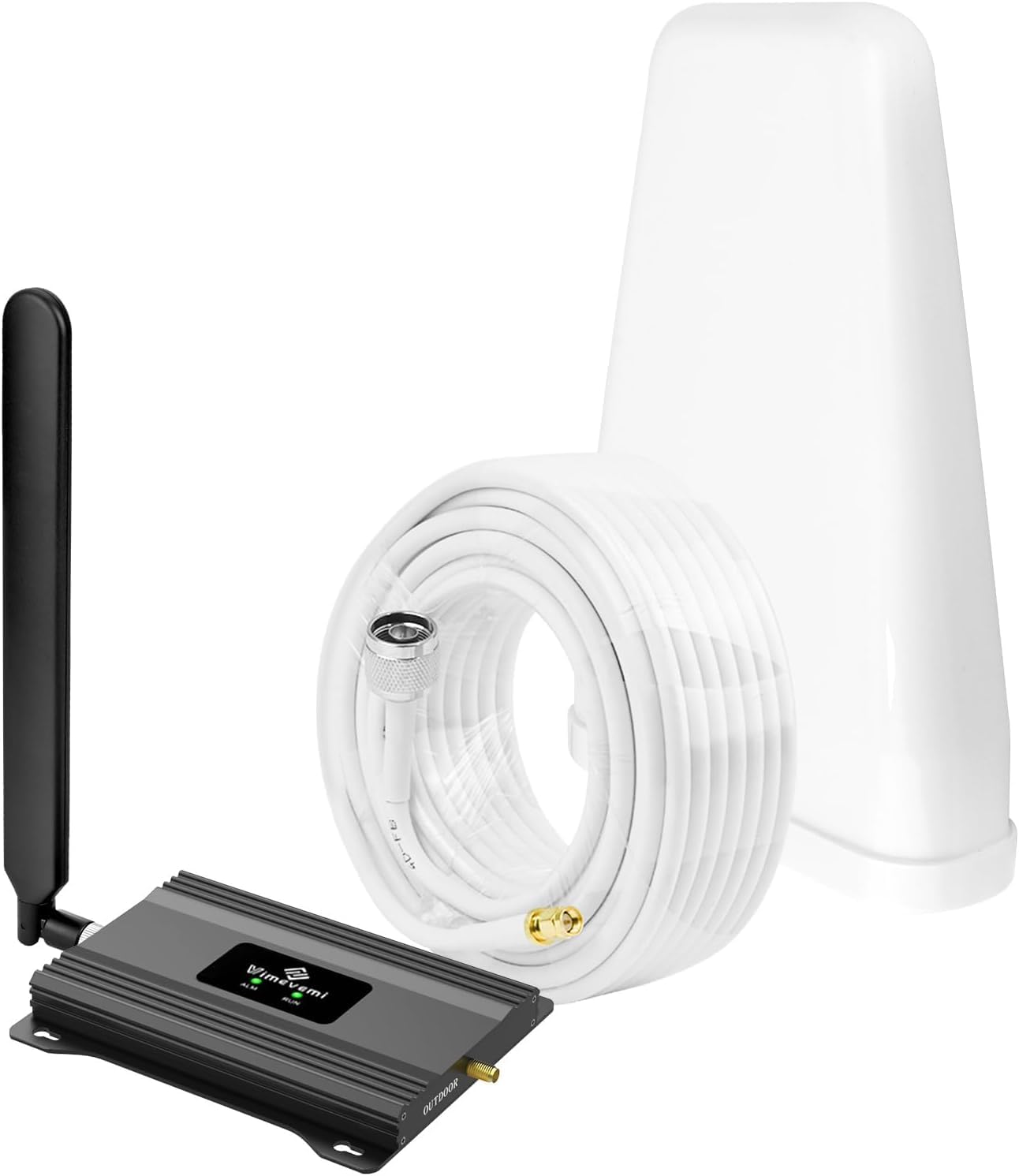 Cell Phone Signal Booster for AT&T 5G 4G LTE Band 12/17 | Up to 4000 Sq Ft Coverage for Home & Office | FCC Approved Cell Phone Booster Amplifier