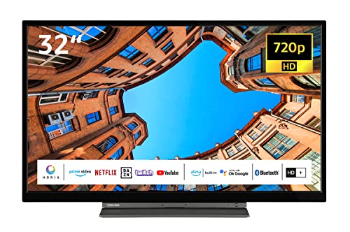 Toshiba 32WK3C63DAY/2 32 Zoll Fernseher/Smart TV (HD Ready, HDR, Alexa Built-In, Triple-Tuner, Bluetooth) - Inkl. 6 Monate HD+ [2023]