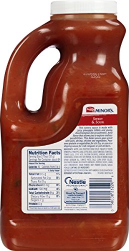 Minor's General Tso Sauce, Stir Fry Sauce, Ginger Garlic Sesame Flavor, 5.2 Lb Bottle & Sweet And Sour Sauce And Marinade, Authentic Bold Asian Flavor With Pineapple, 4.5 Lb Bulk Bottle #TOP5
