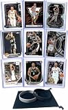 San Antonio Spurs Cards: Victor Wembanyama, Stephon Castle, Dylan Harper, Keldon Johnson, Tim Duncan, David Robinson, De'Aaron Fox, Devin Vassell, Harrison Barnes ASSORTED Basketball Stars and GOATs Trading Card and Wristbands Gift Pack