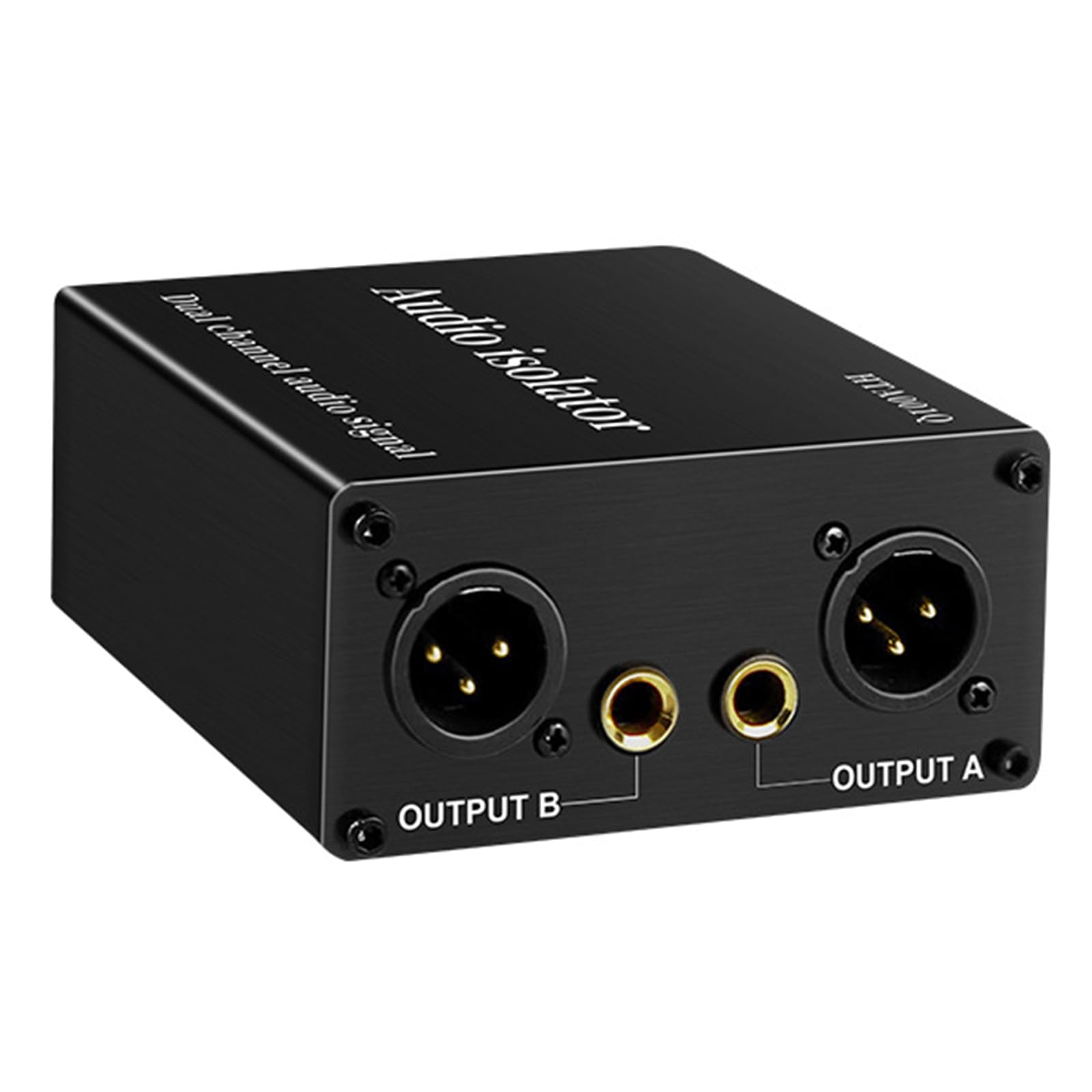 Filtro antirumore Musicale Professionale XLR 6, 35 mm Ingresso e Uscita Isolatore Loop Massa Musicale per sistemi Chitarra e Mixer Divisore impedenza