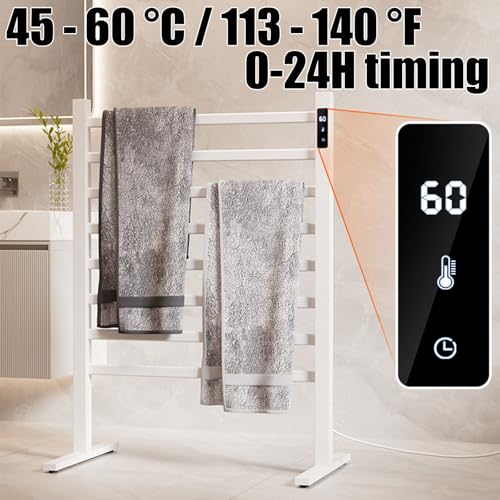 Sèche-serviettes électrique mobile pour une maison chaleureuse