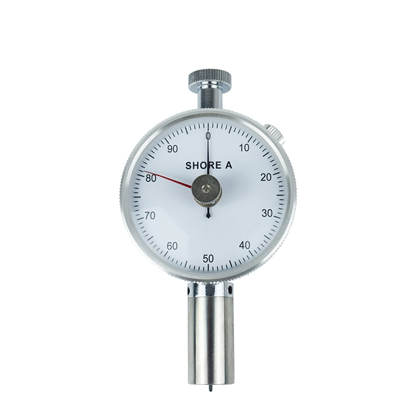 Tragbarer Härteprüfer Tragbares analoge Ufer A Härtester Double Pointer Single Pointer Durometer Härtemessmesser for Gummi-Kunststoffleder(LX-A-1)
