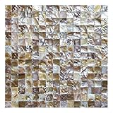 Art3d Peel and Stick Mother of Pearl Shell Tile for Kitchen Backsplashes, 12