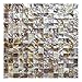 Art3d Peel and Stick Mother of Pearl Shell Tile for Kitchen Backsplashes, 12" x 12" Colorful (6 Pack)