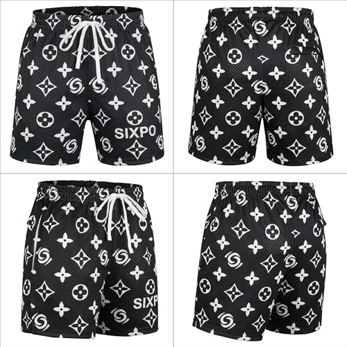 Men's Athletic Shorts - 100% Polyester, Mesh Shorts Quick Dry, Graphic Print Gym Shorts Men, Basketball Shorts for Men2