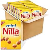 Nilla Wafers Mini Vanilla Wafer Cookies, 12 - 11 Oz Boxes, Vanilla, 12Count