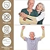 Janmercy 8 Pairs Elderly Skin Thin Protector Sleeves Bruise Abrasions Protective Arm Sleeve(Beige)