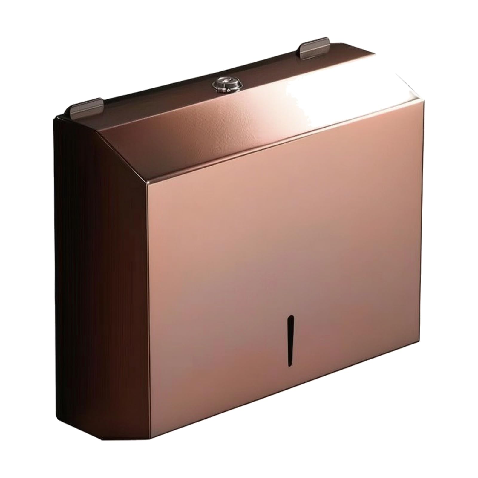 KESOTO Dispensador Pared Acero Inoxidable Comercial Dispensador con BOR Cor ntado Fácil Instalar para Baños Públicos, Restaurans, Oro
