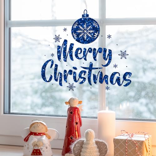 CRE8TIVE Papel de parede grosso com glitter, papel de parede azul para quarto com lantejoulas cintil