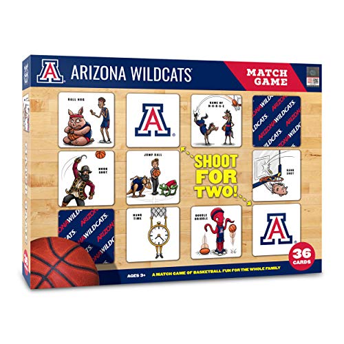 Image of YouTheFan NCAA Officially-Licensed Memory Match Game - Humorous, Team-Specific, Original Hand-Drawn Artwork, Fun for the Whole Family, for Fans Young and Old