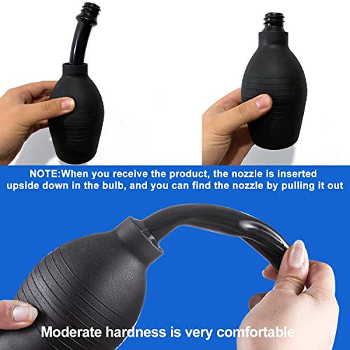 310 Ml Anal Douche Enema Bulb With Storage Bag,Vaginal Douche Enema Cleaner For Women Or Man ( Black) #TOP1