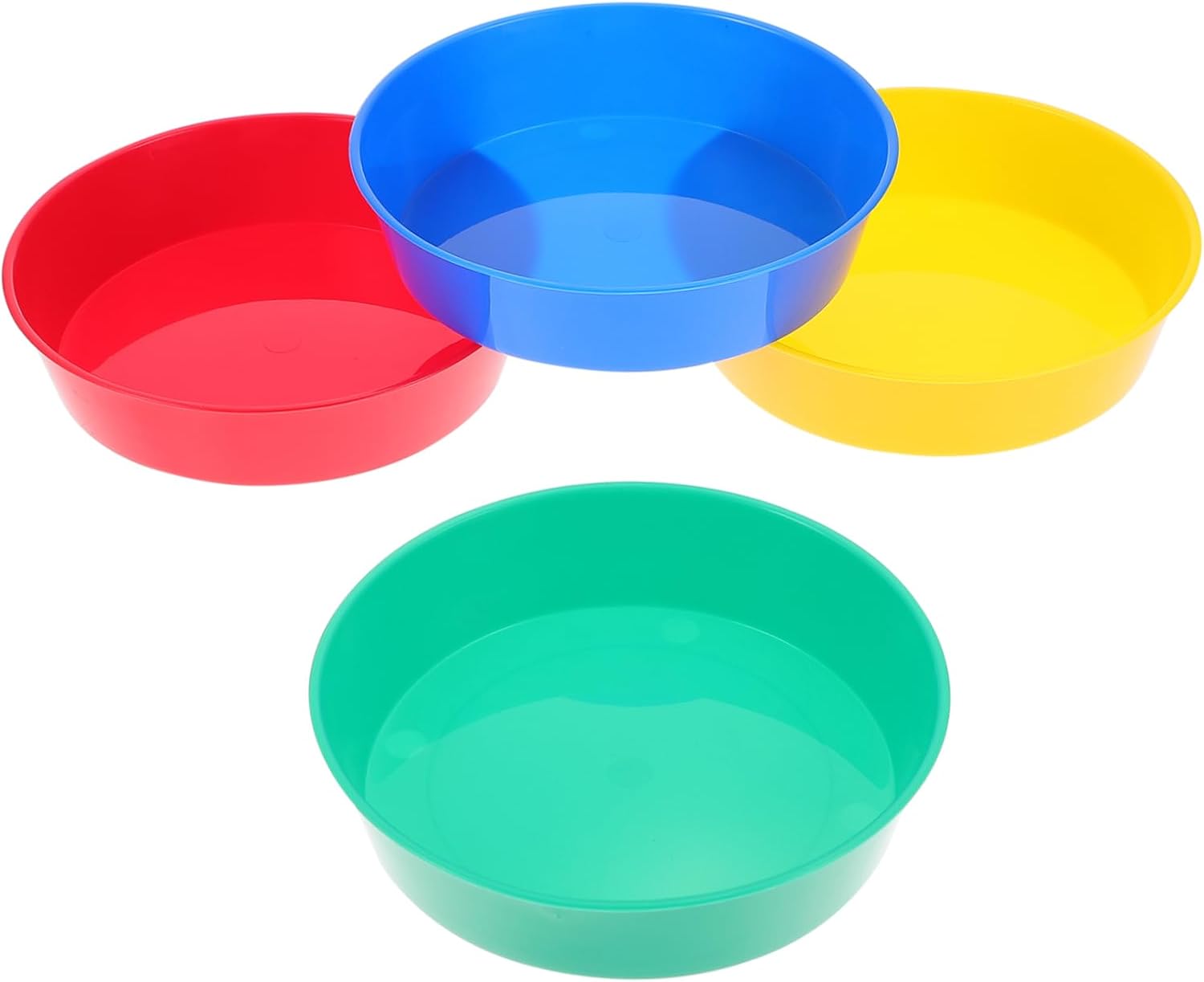 Gadpiparty 8-Piece Plastic Paint Mixing Bowls for Artists Watercolor Pigment Mixing Tray Non-Stick Easy Clean Art Supplies for DIY Painting and Crafts