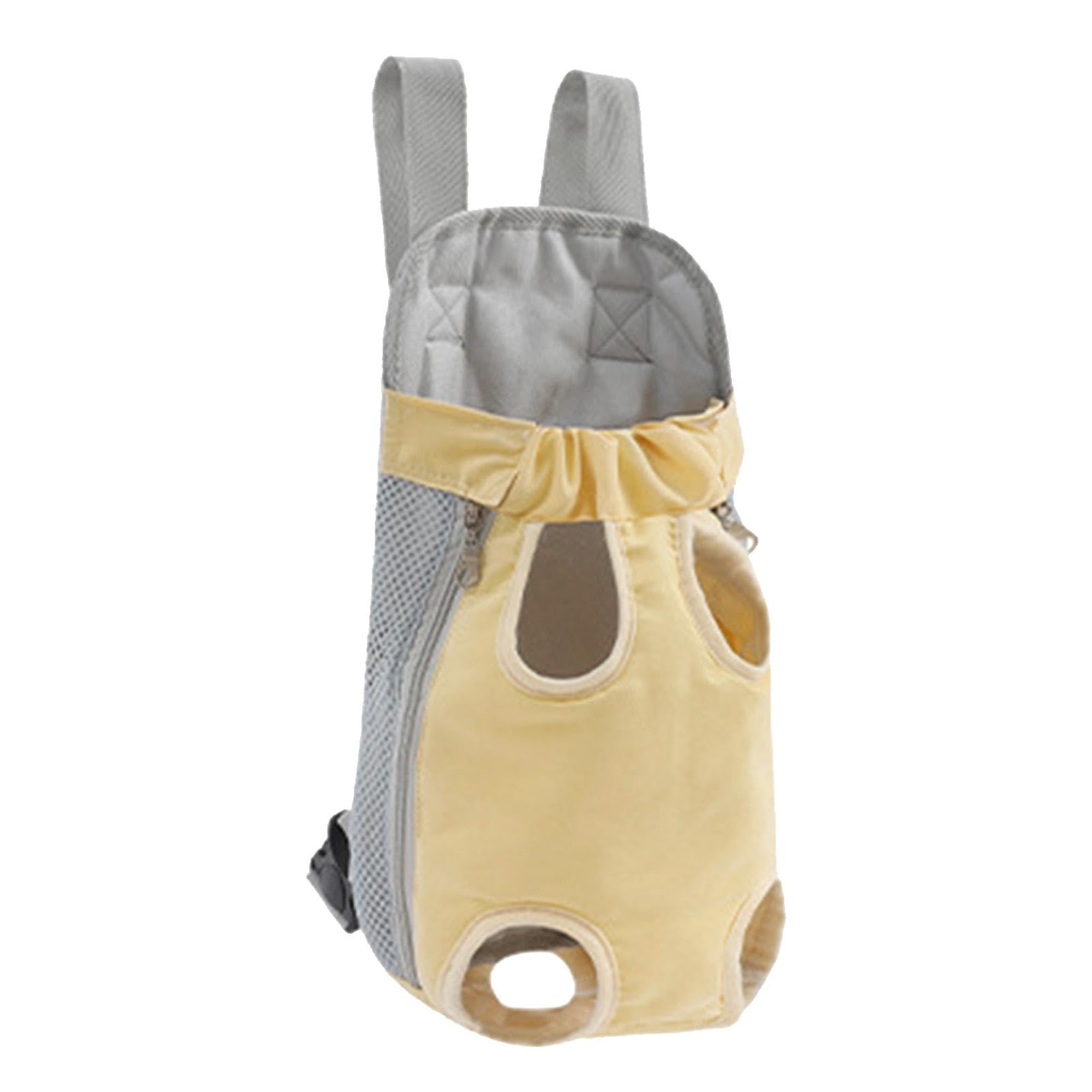 Coiroaoz Mochila transportadora para perros, con patas hacia fuera, mochila para cachorros, portador frontal y trasero para mascotas para perros pequeños, gatos, senderismo, caminar, uso al aire libre