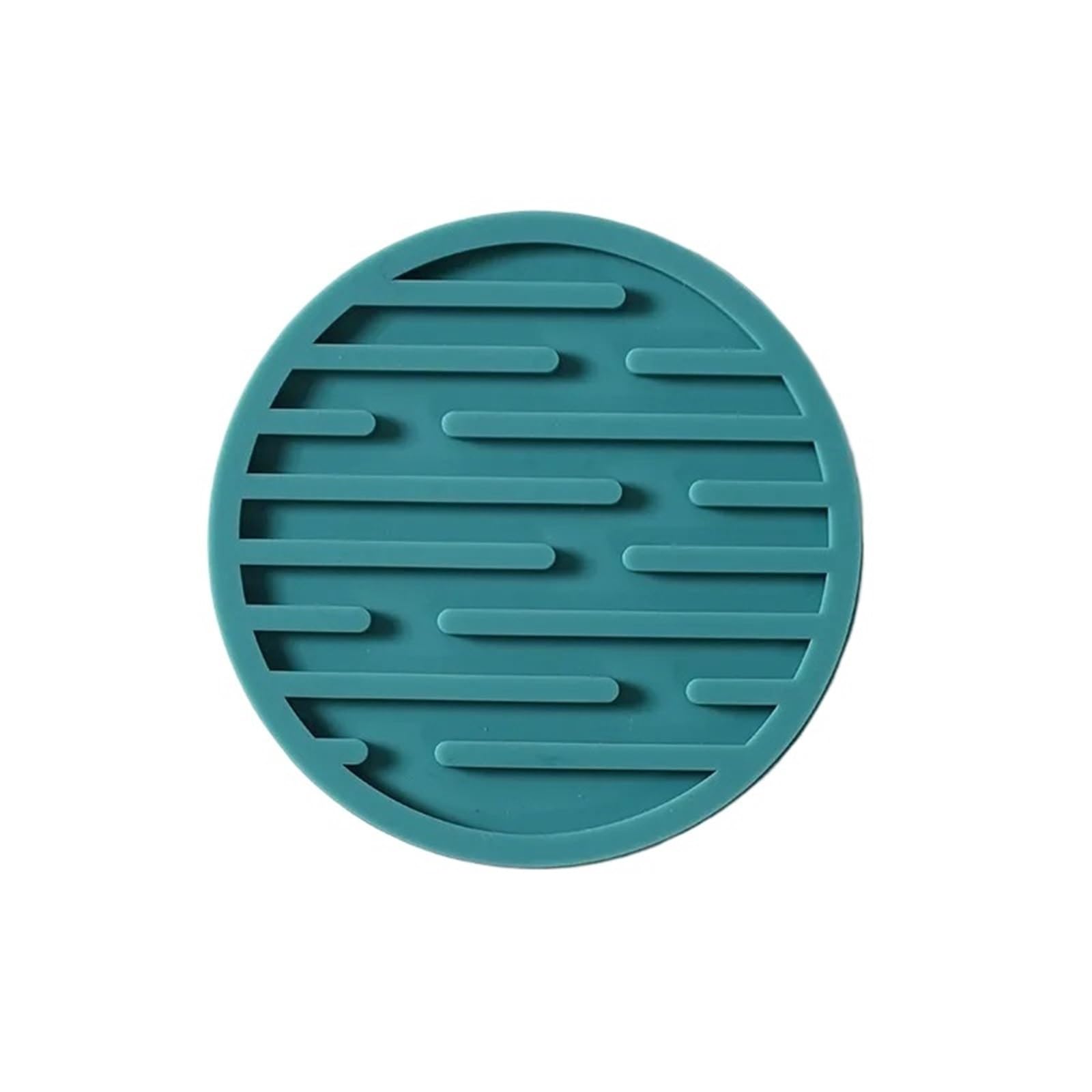 10Pcs 10cm Silicone Coasters Round Heat Resistant Rubber Tea Cup Mat Drink Coffee Mug Glass Beverage Holder Pad for Cap(Color4)