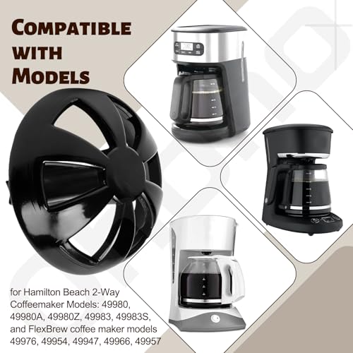 Image of 2 Pack Coffee Maker Brew Basket Water Stop Valve Kit for Mr. Coffee Black and Decker Hamilton Coffee Maker Parts 990117900 990237500 Coffee Maker Parts for 49976 49954 49947 49966 49957 49958 | for Mr. Coffee Black and Decker Hamilton Coffee Maker Parts 990117900 990237500 for 49976 49954 49947 49966 49957 49958