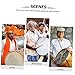 Toyvian 4pcs Adjustable Snare Drum Waist Strap Marching Percussion Parade Belt