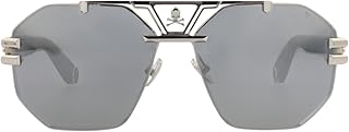 Philipp Plein Herren Sunglasses Spp077v Sonnenbrille, Mehrfarbig (Mehrfarbig)
