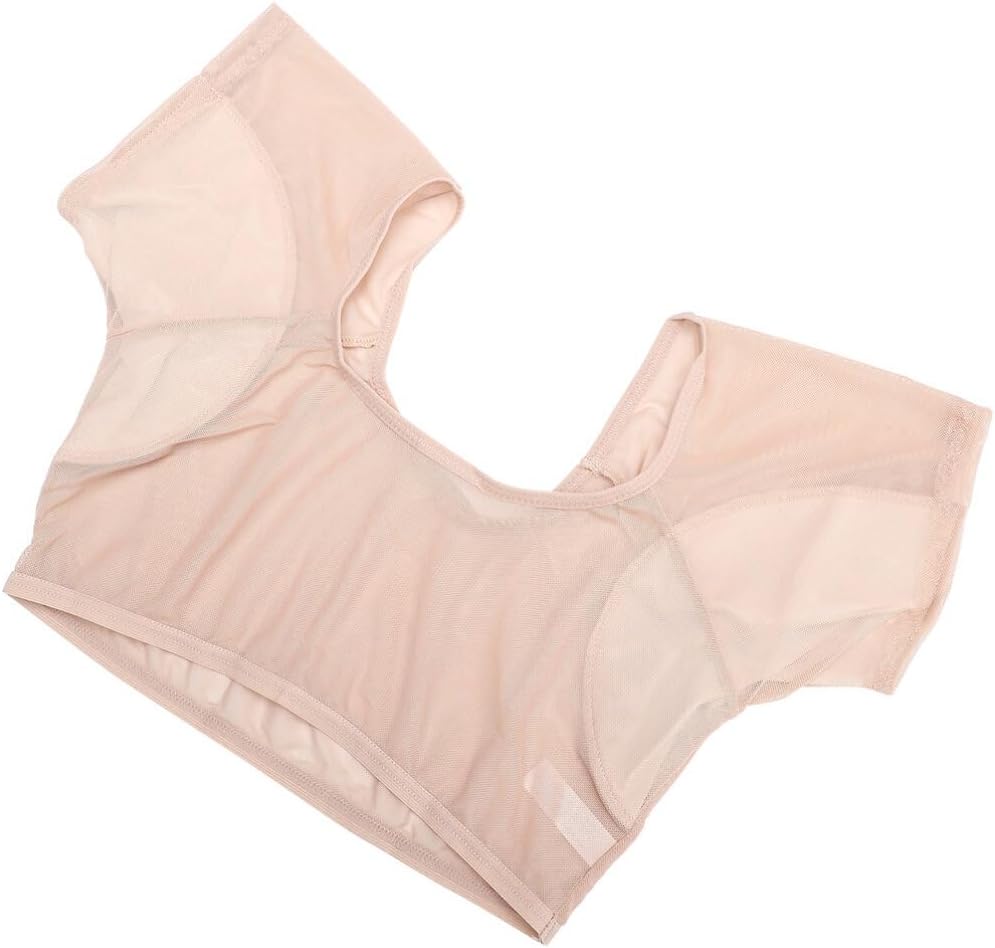 FOMIYES Underarm Sweat Vest Underarm Sweat Pads Breathable Sweat Guards Sweat Shield Vest Under Armpits Sweat Proof Washable Sweat Protector As Shown S