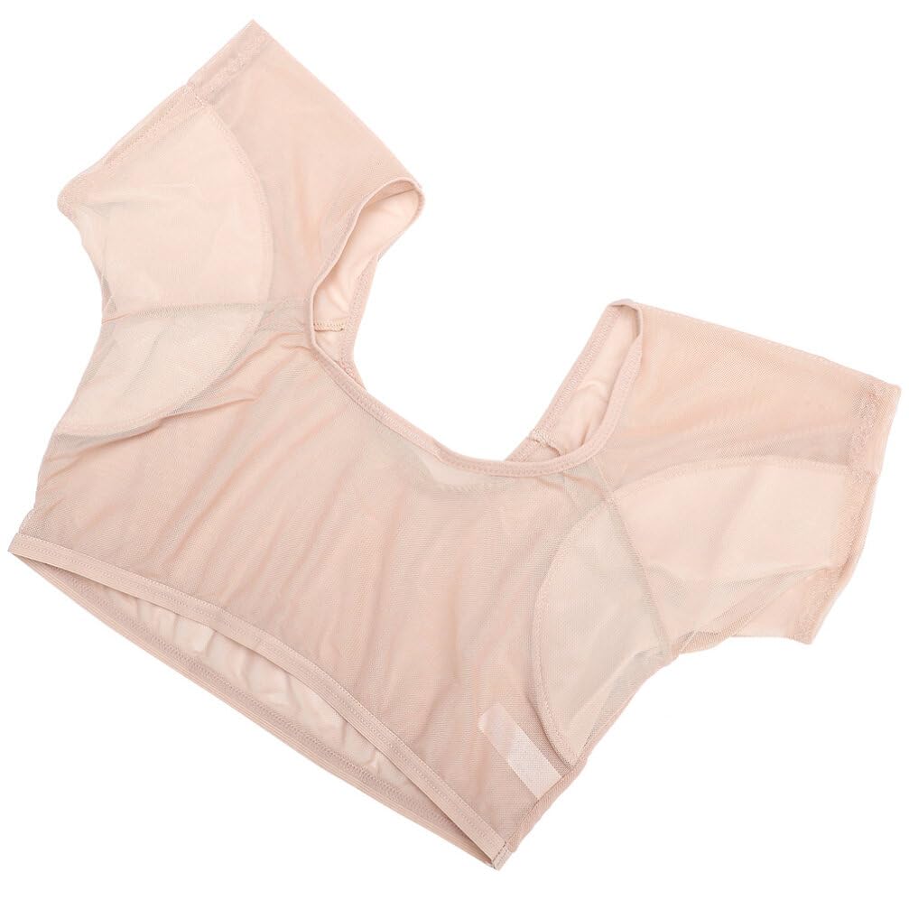 FOMIYES Underarm Sweat Vest Underarm Sweat Pads Breathable Sweat Guards Sweat Shield Vest Under Armpits Sweat Proof Washable Sweat Protector As Shown S
