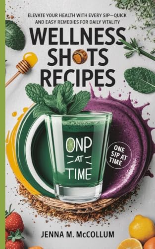 Wellness Shots Recipes : Elevate your Health with every Sip-Quick and Easy Remedies for Daily Vitality