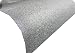 T-shirt Glitter Heat Transfer Vinyl,iron on Heat Transfer, 20"x12" (1 FOOT) (SILVER CDG-01)