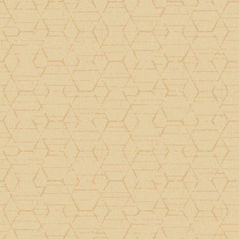 Papier peint ocre gold G78249 Galerie Tapisserie Murale géométrique