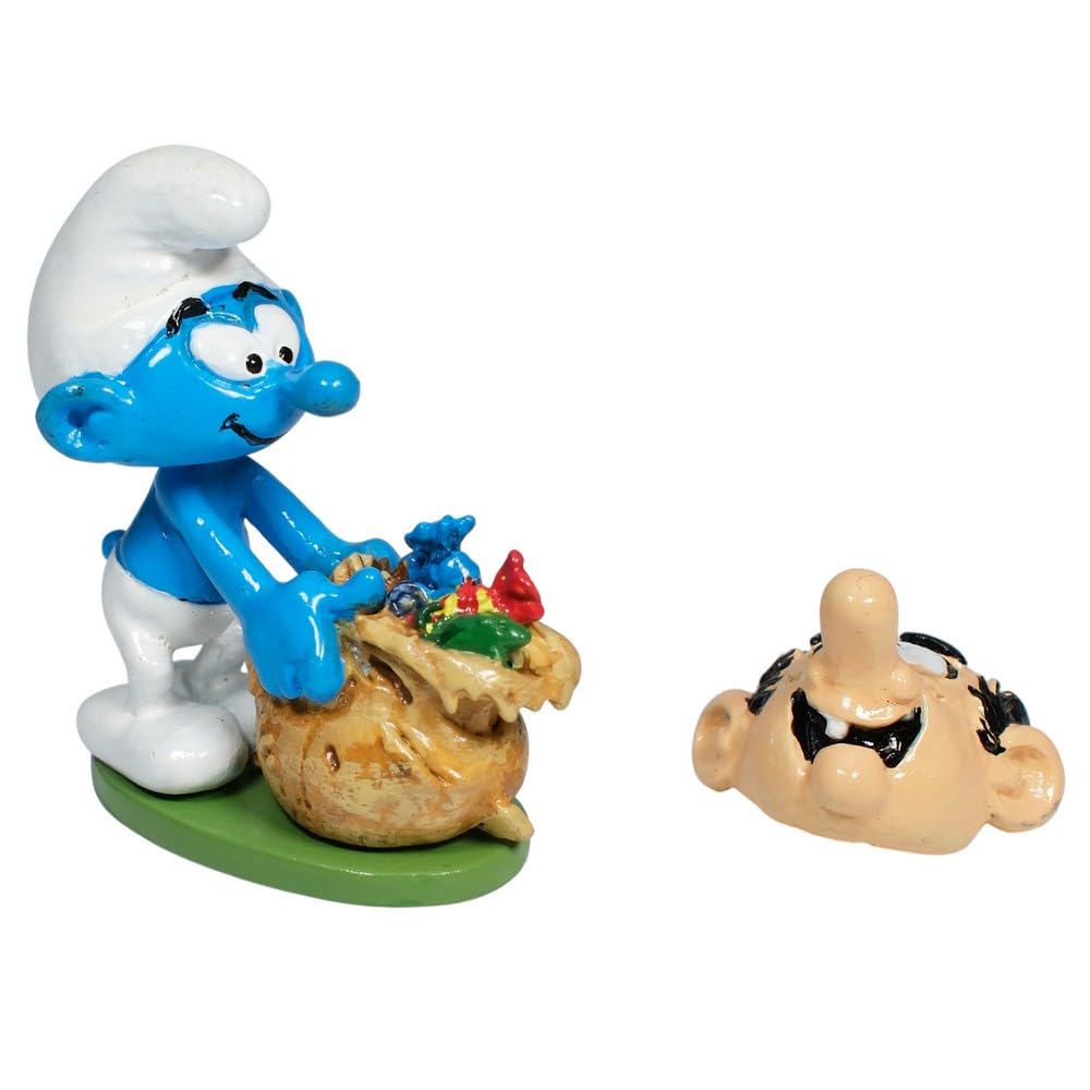 Figurine Les Schtroumpfs Gargamel Plastoy 5363 statuette Pixi de collection haute finition