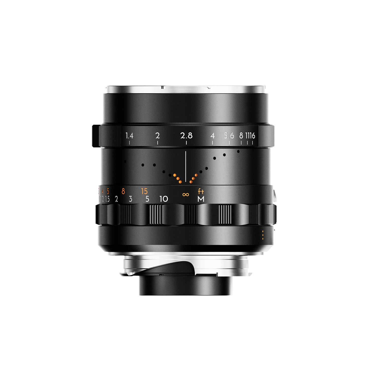 Thypoch Simera 28mm f/1.4 Vollformat M Mount Objektiv für Leica M, MF Kompakt Lichtstark Objektiv Kompatibel mit M2, M4, M6, M9, M9-P, M 240, M-P 240, M 262, MI0-P, MI0-R, MI1 Schwarz