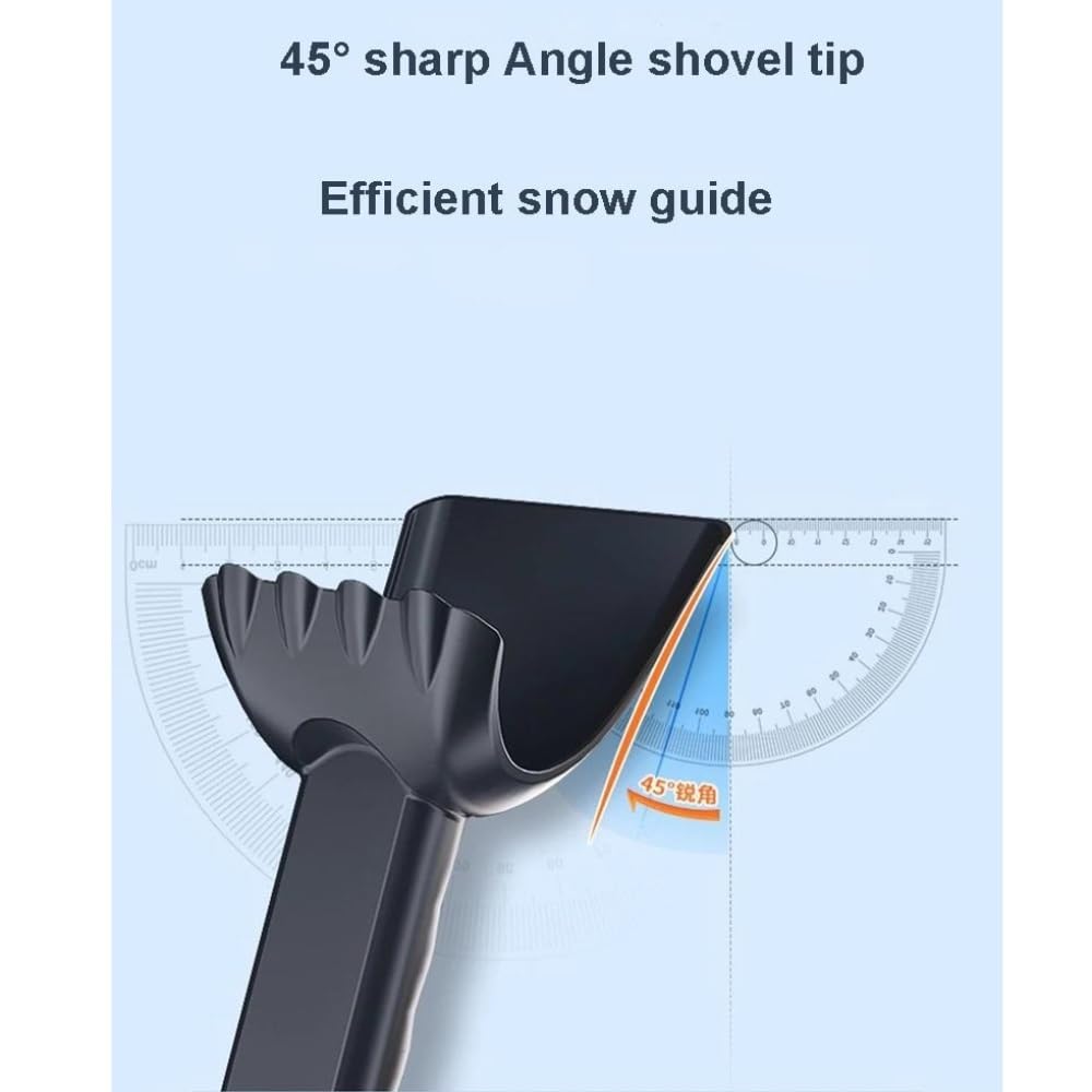 Rascador de hielo para coche Cepillo De Deshielo De Vidrio Automotriz Invierno Un Conjunto Herramientas Pala Limpiador Vidrio Deshielo Automotriz Telescópico Limpieza Herramientas Rascadores de hielo