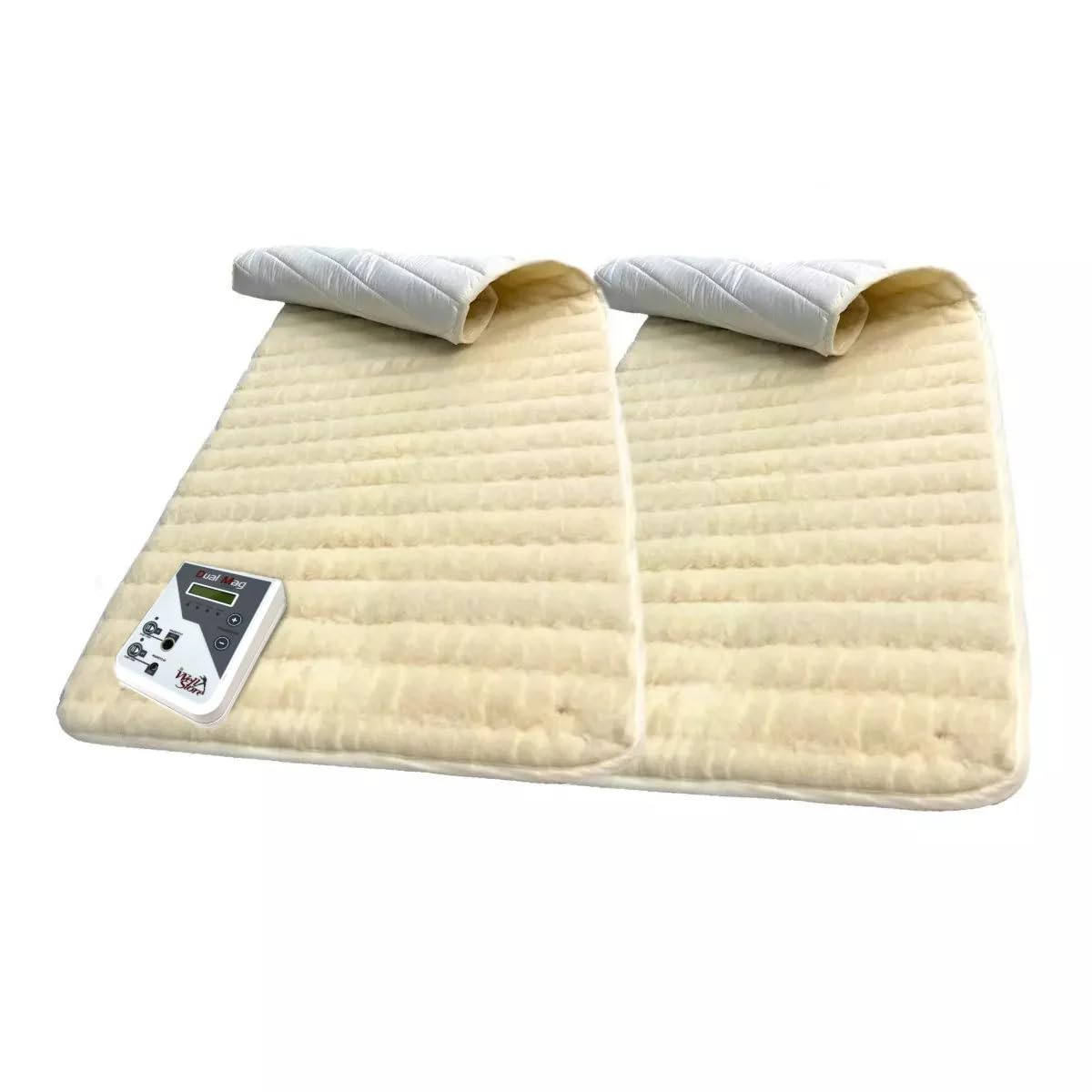 Dual Mag Smart + Tapis double mérinos magnétothérapie CEMP haute et basse fréquence, 92 programmes, 2 canaux indépendants, portable, usage domestique et ambulatoire