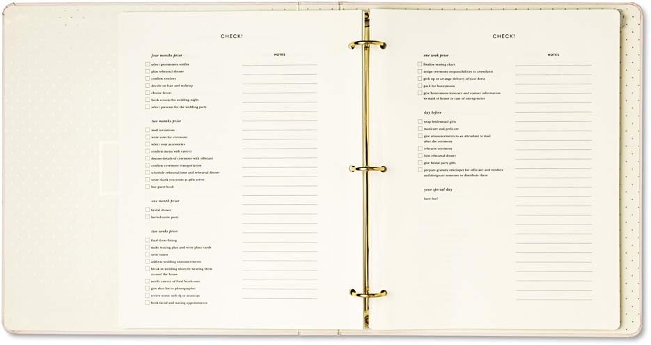 Buy Kate Spade New York Blush Pink Bridal Wedding Planner Organizer Ring Binder Miss To Mrs Online In Germany B078x68slh