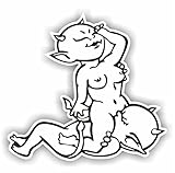 Außenklebend folien-zentrum Teufel Sex Teufelchen Shocker Hand Auto Aufkleber JDM Tuning OEM Dub Decal Stickerbomb Bombing Fun w