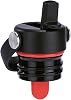 Hydro Flask - Flex Straw Cap for Standard Mouth - Leakproof - Honeycomb Insulated Cap with Flex Strap for Easy Carrying - Dishwasher Safe - Black