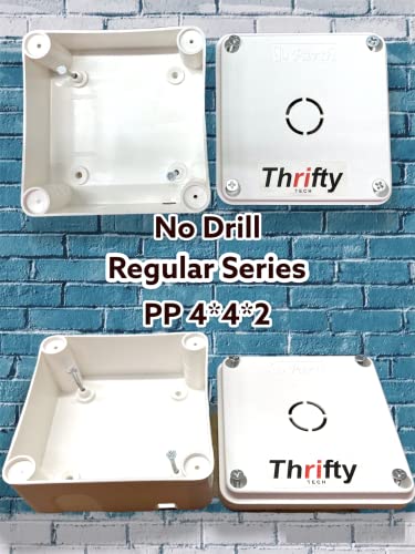 Image of CCTV Camera Fitting Box - 4 Pack of 32, Waterproof PVC Box