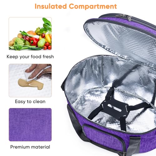 Double-Layer-Slow-Cooker-Carrying-Bag-for-6-8-Quart-CrockPot-and-Hamlton-Beach-Slow-Cooker-Travel-Bag-with-Lid-Fastener-for-Crock-pot-Portable-Carrier-Case-Slow-Cooker-Bag-with-See-thought-Window Double Layer Slow Cooker Carrying Bag for 6 8 Quart CrockPot and Hamlton Beach Slow Cooker Travel Bag with Lid Fastener for Crock pot Portable Carrier Case Slow Cooker Bag with See thought Window