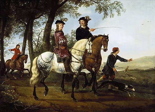 Reproducción de lienzo de Aelbert Cuyp para decorar paredes de salón